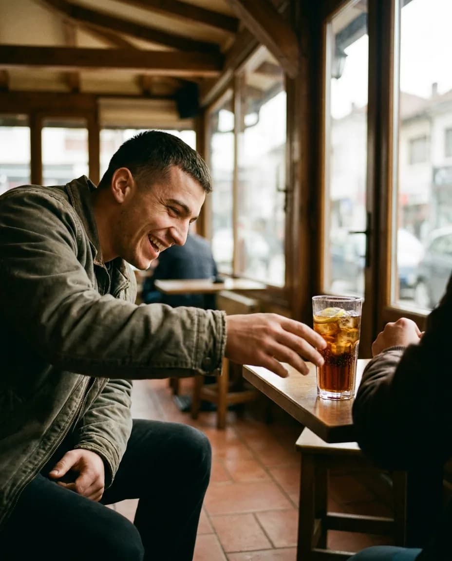 Franklin 1886 Kola — e ndarë në tavolinë kafeneje