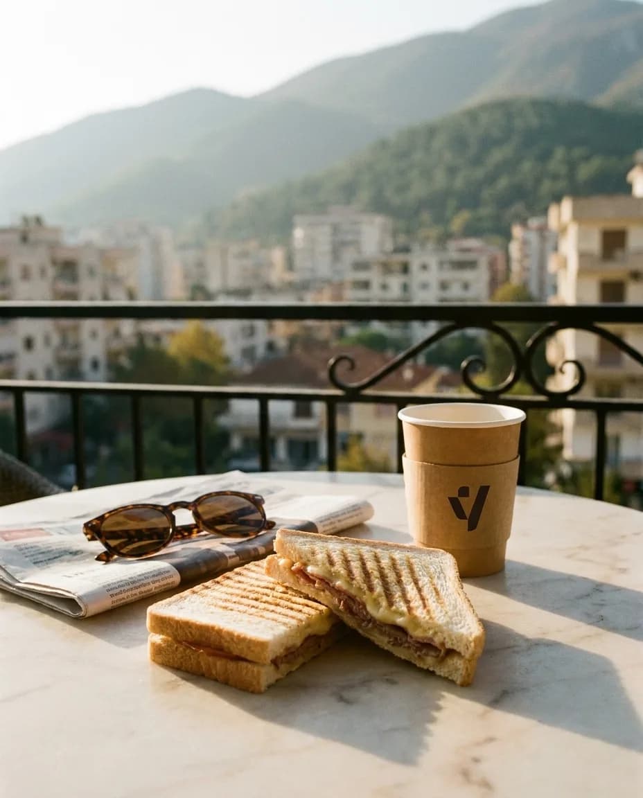 Tost me Proshutë Viçi — në një tavolinë kafeneje në Tiranë