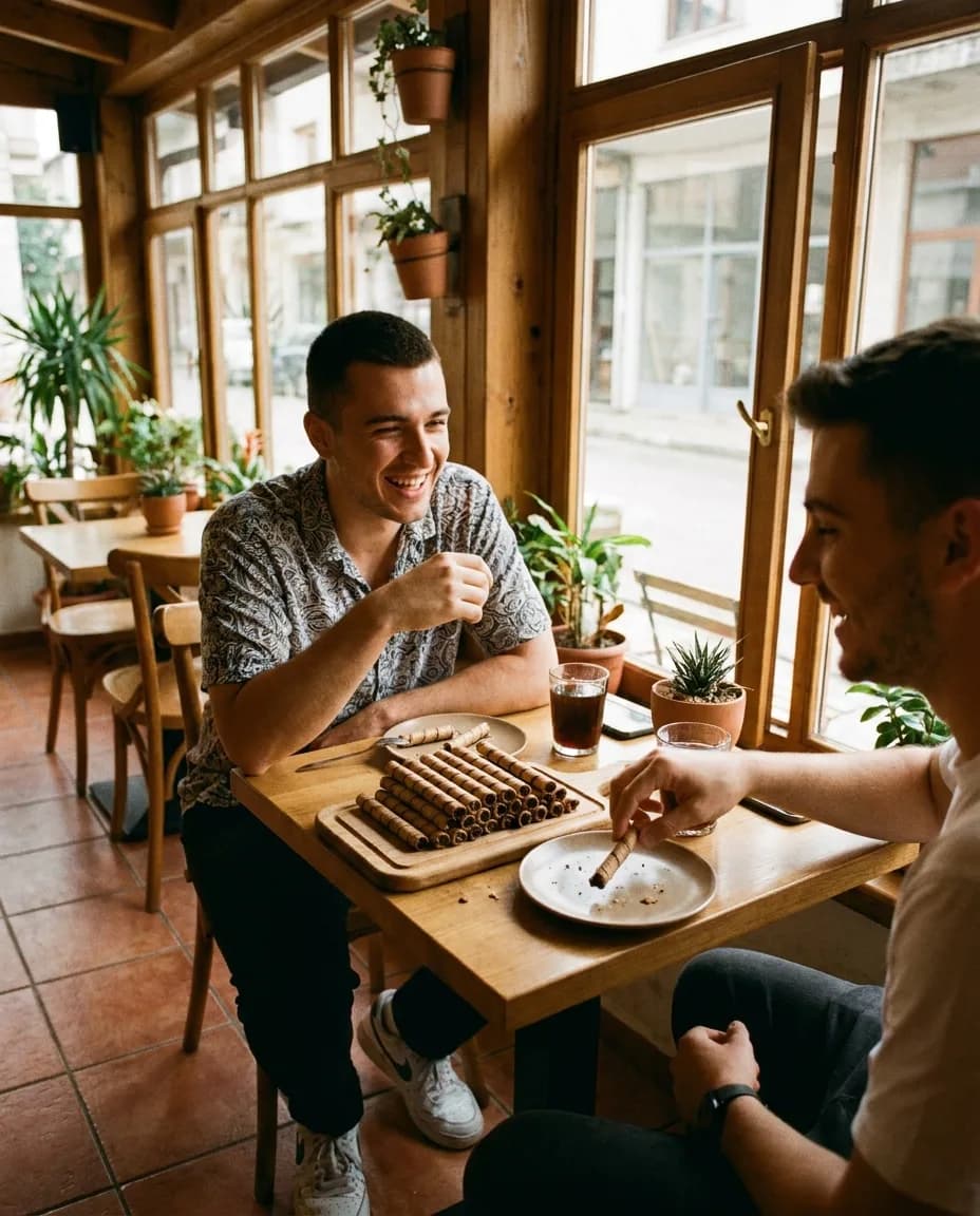 Vafer Caprice 250gr — e ndarë në tavolinë kafeneje