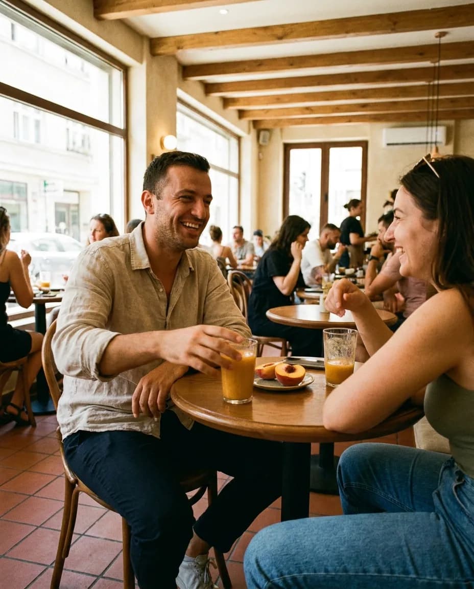 Santal Pjeshkë — e ndarë në tavolinë kafeneje